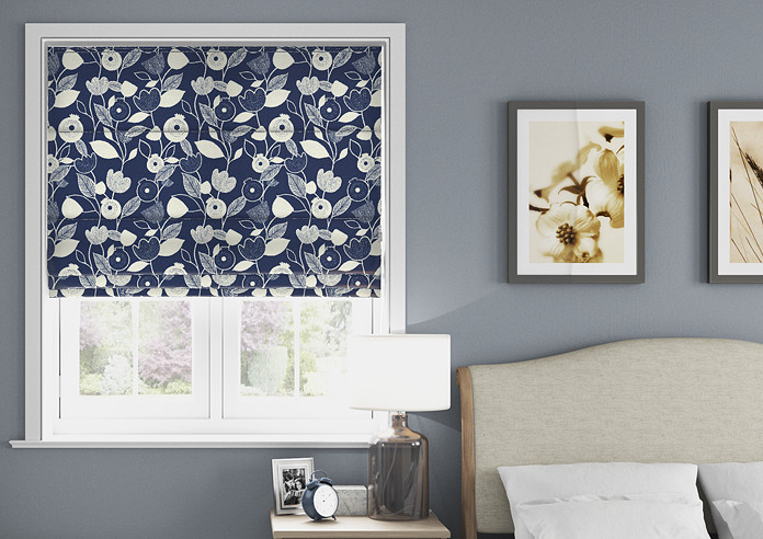 Nordic, Indigo - Twist&Fit Roman Blind - Image 3